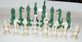 Dehli Style Ivory Chess Set