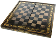 Chinese Export Chess & Backgammon Board/Box
