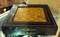 18th Century German Walnut and Fruitwood Chess & Backgammon Board-Box