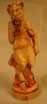 French Polychrome and Gilt-Heightened Carved Ivory Figural Chess Set - Bacchus Bishop
