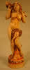 French Polychrome and Gilt-Heightened Carved Ivory Figural Chess Set - Bacchus Queen