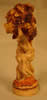 French Polychrome and Gilt-Heightened Carved Ivory Figural Chess Set - Bacchus Rook
