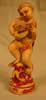 French Polychrome and Gilt-Heightened Carved Ivory Figural Chess Set - Venus Bishop