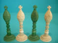 Antique Anglo-Indian Ivory Chess Set