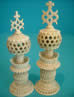 Antique Anglo-Indian Ivory Chess Set