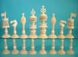 Antique Anglo-Indian Ivory Chess Set