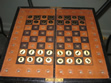 Antique Pocket Travel Chess Set