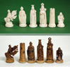 Japanese Ivory Figural Set