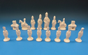 Castleford Ceramic Chess Set, Early 19th Century