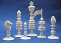 Elaborate English Ivory Set