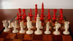 English Bone Chess Set