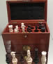 English Ornamental Playing Set, 19th Century
