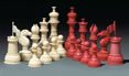 Victorian Ornamental Ivory Chess Set