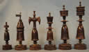 German Ivory Set - Black Pieces